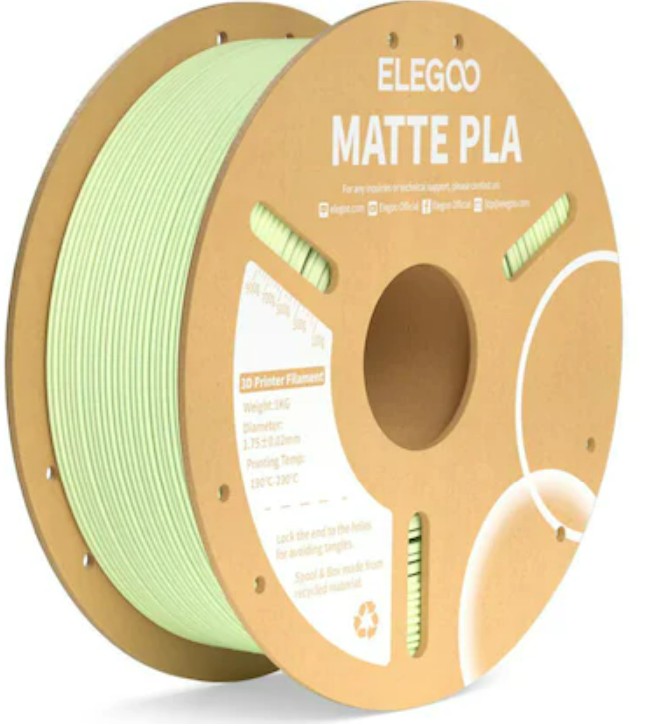 ELEGOO MATTE  PLA FILAMNET MINT GREEN
