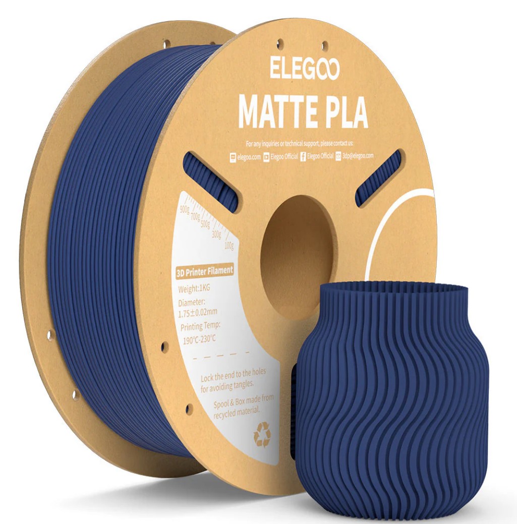 ELEGOO MATTE PLA FILAMENT NAVY BLUE 1KG