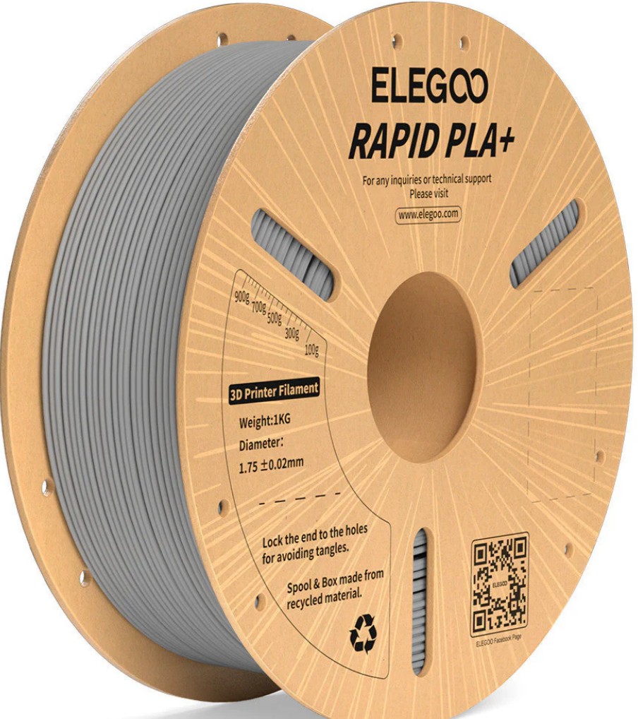 ELEGOO MATTE PLA FILAMENT SLATE GRAY 1KG