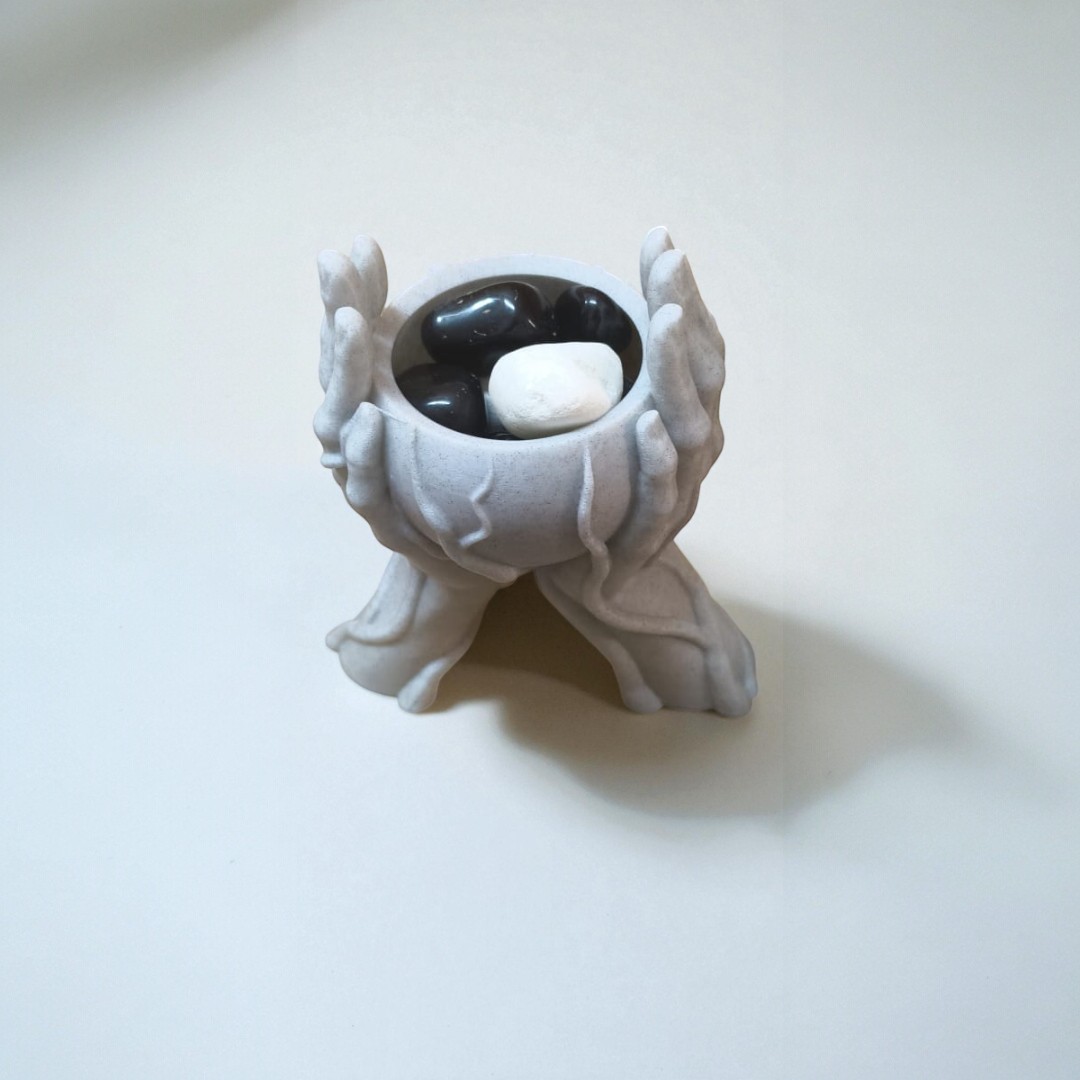 Heart & Hand- Guardian of Love Vase